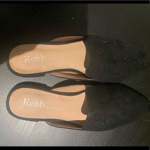 ROHB by Joyce Adria black mules size 6. Never worn